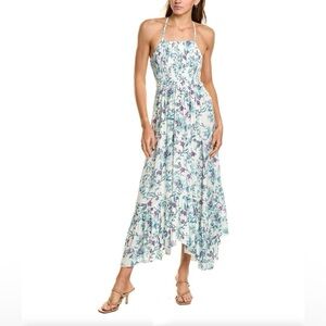 NWT Free People heat wave maxi in ivory combo - S